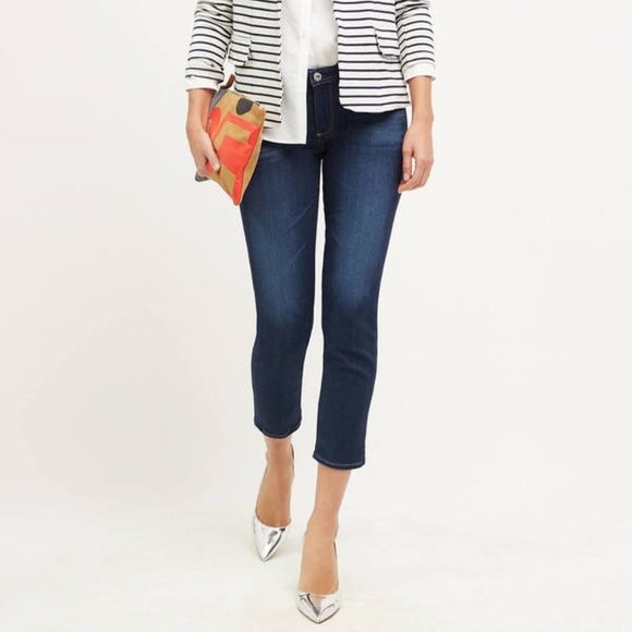 Ag Adriano Goldschmied Denim - AG Stevie Capri Jeans Mystic Plains Sz 28